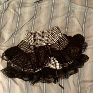 Checkered Punk Mini Skirt